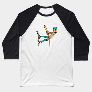 Rappelling Baseball T-Shirt